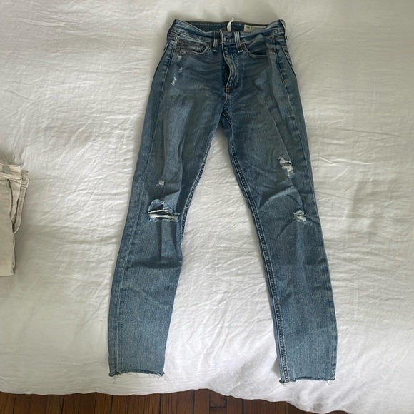 Rag and bone medium washed skinny jeans - Picture 2 of 6